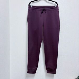 Deep Purple Joggers Track Pants 32 Degree  Heat Wms Med Drawstring Pockets
